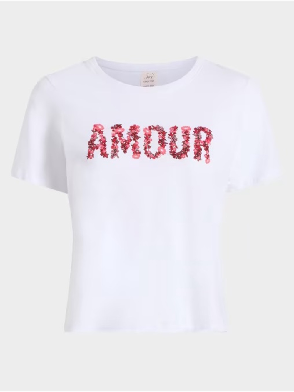 cinq a sept women’s Floral AMOUR Tee